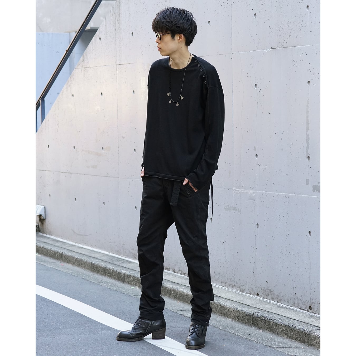 The Viridi-anne] (ザヴィリディアン) VI-3979-07 WOOL/COTTON PO