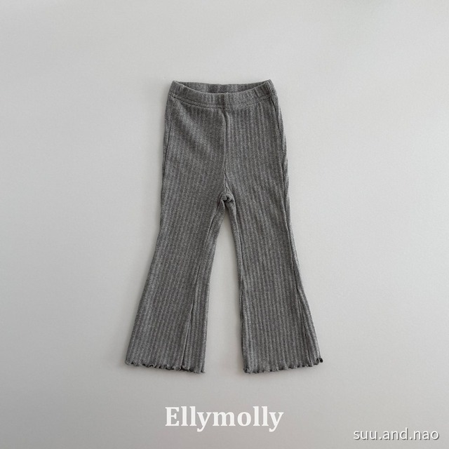 取寄:ELLYMOLLY ワイドリブブーツカット/Jr※送料無料