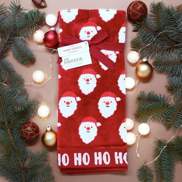 BALSAM & FIR TRADING CO】クリスマス タオル フェイスタオル 2枚