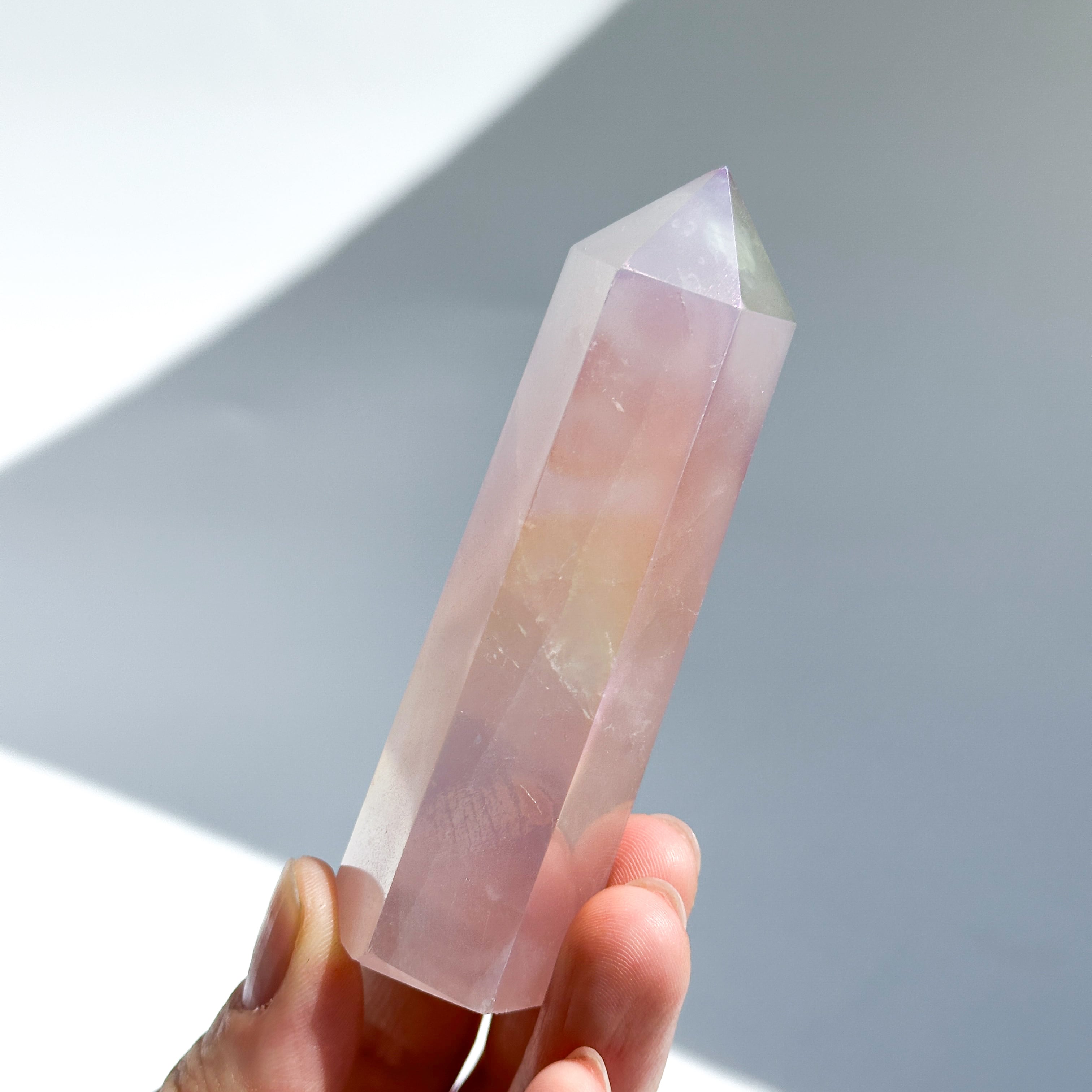 エンジェルオーラローズクォーツ タワー31✧ Angel Aura Rose Quartz