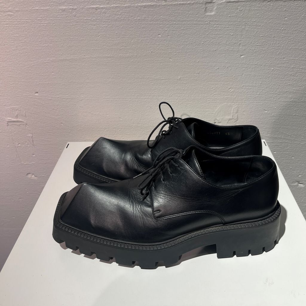 BALENCIAGA バレンシアガ RHINO Derby Shoes レザーシューズ ブラック