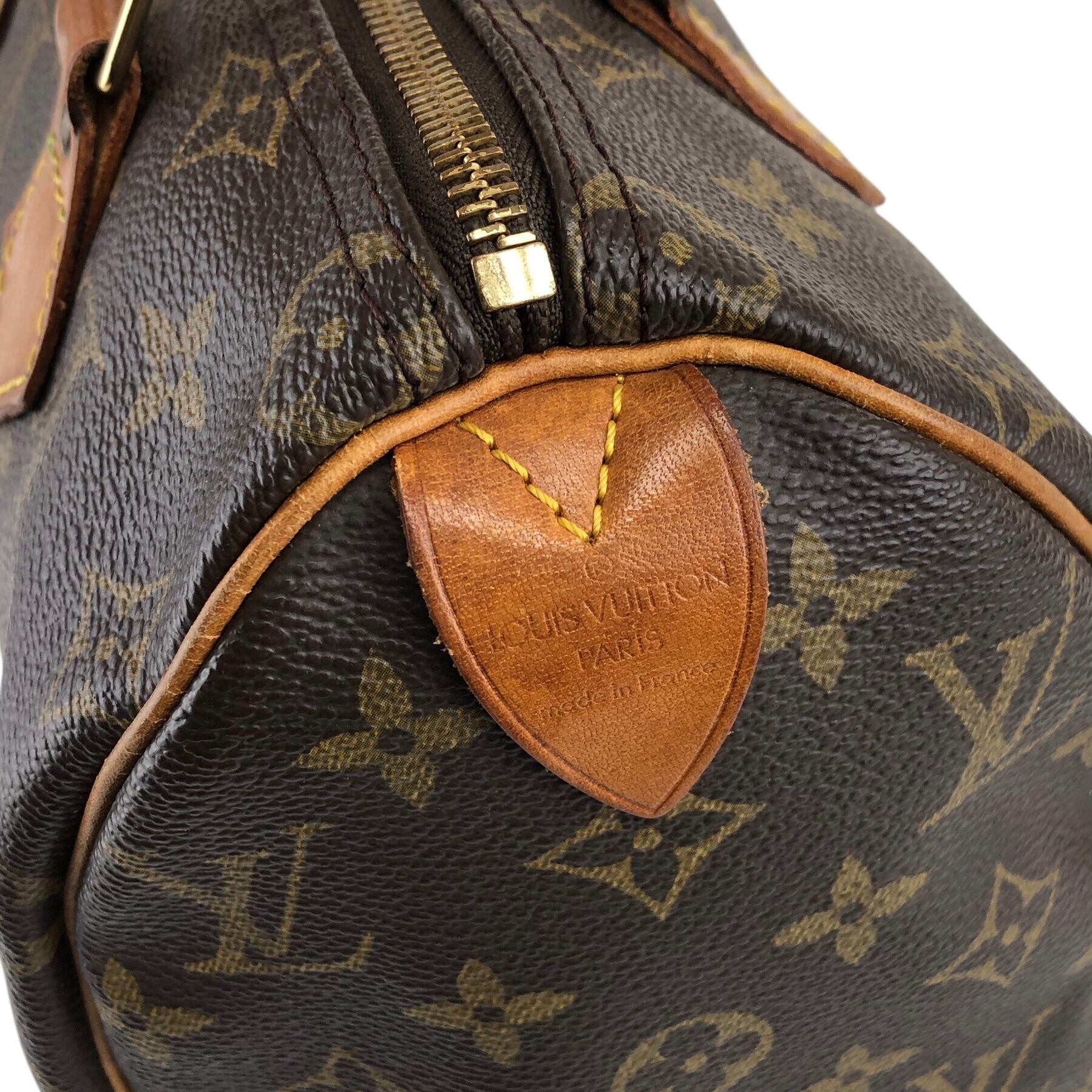 LOUIS VUITTON ルイヴィトン モノグラム ハンドバッグ ブラウン PVC