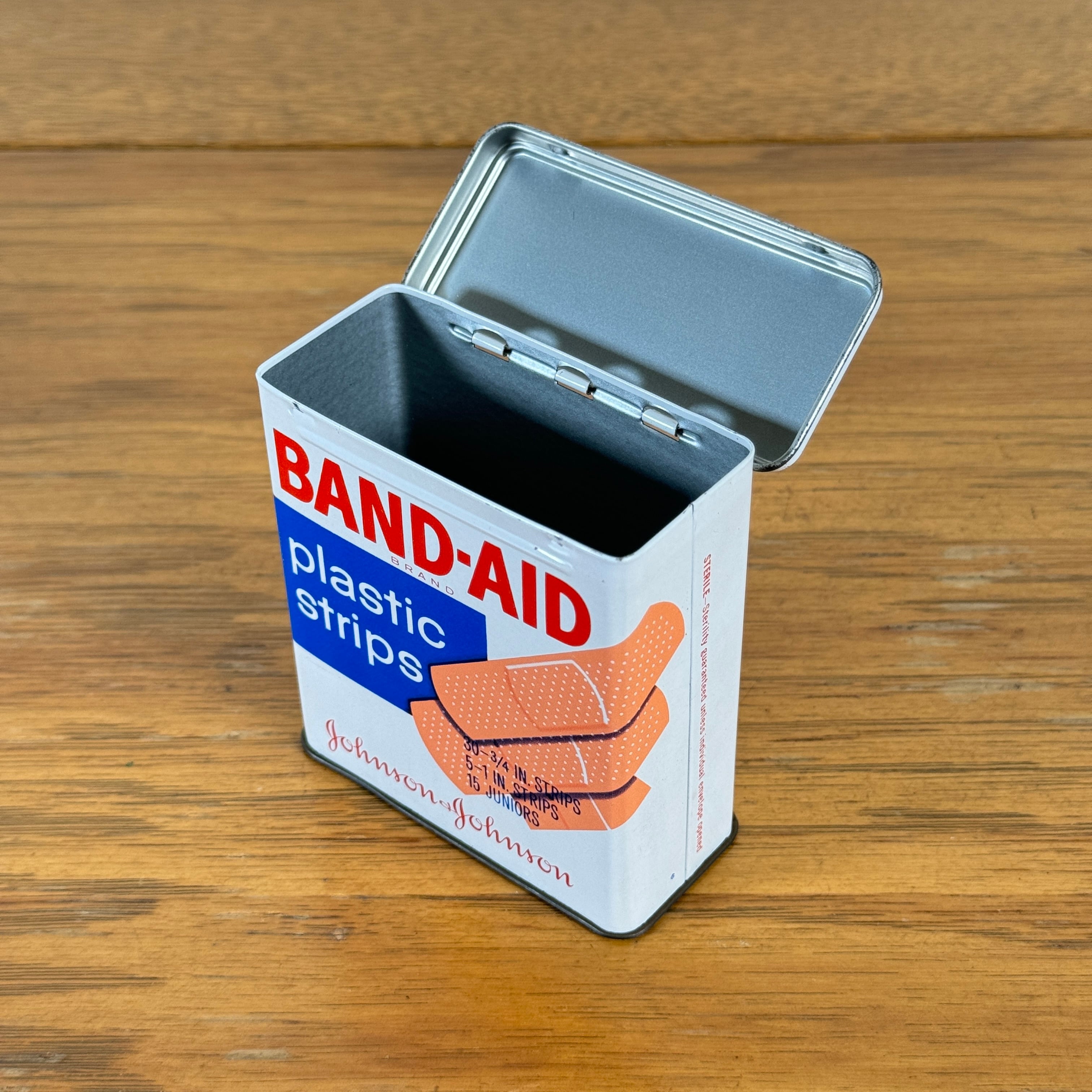 1288 アメリカ ビンテージ バンドエイド缶 絆創膏 小物入れ 収納ケース
