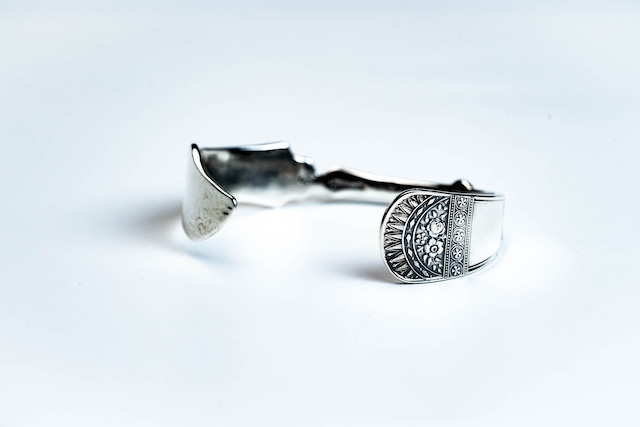 BN-045  Cutlery Butter Knife　Bangle　(燻し仕上げ)