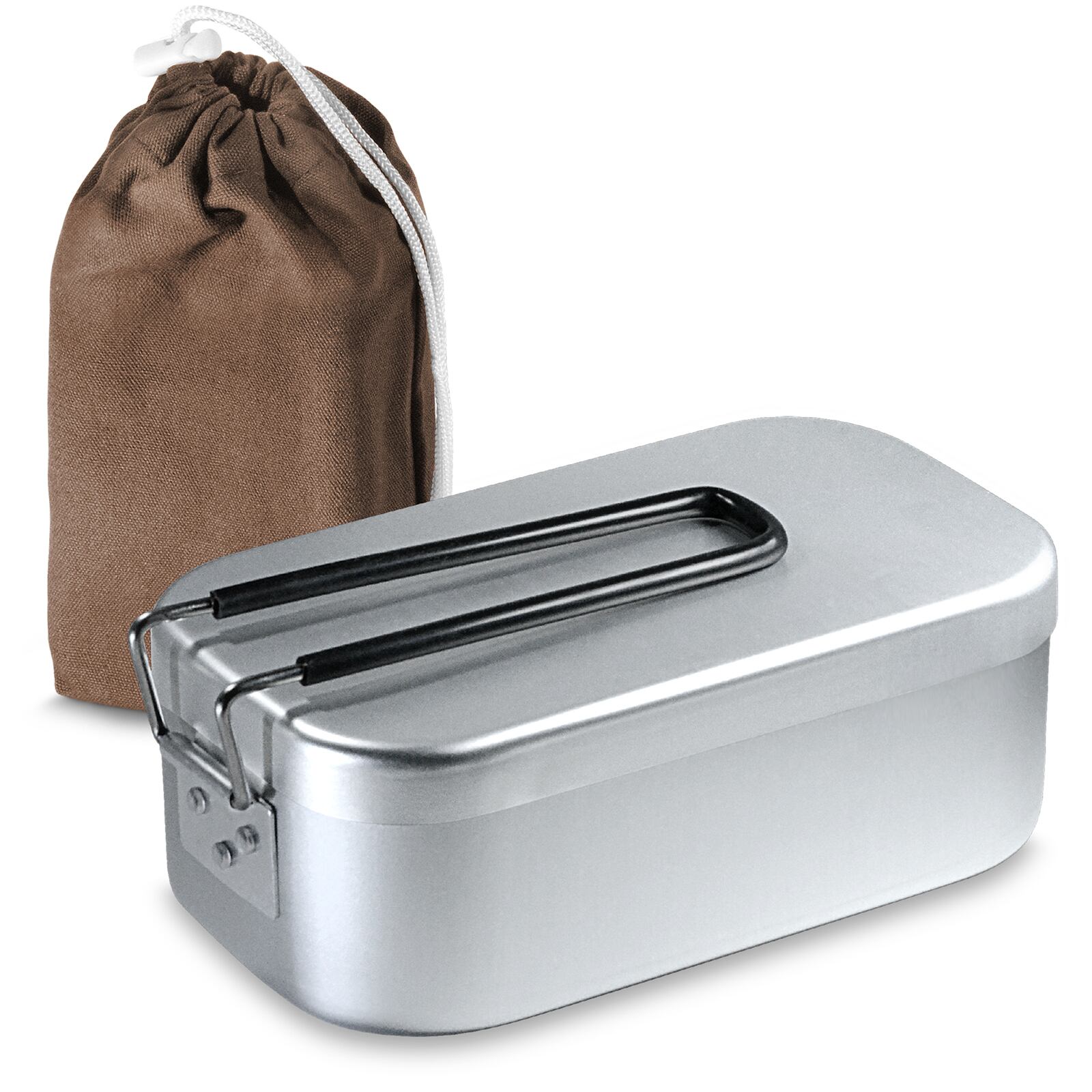 SPACEEN メスティン 飯盒 炊飯 シェラカップ キャンプ用品 調理器具 ケース 付き