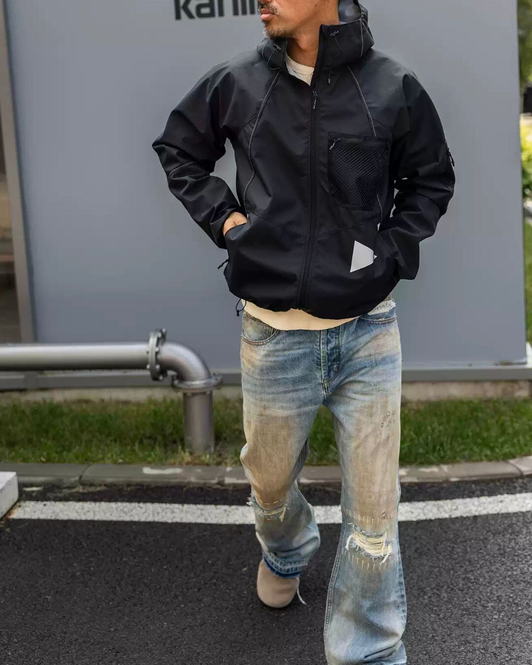 Drawcord Hooded Jacket x00068 | XPOSE