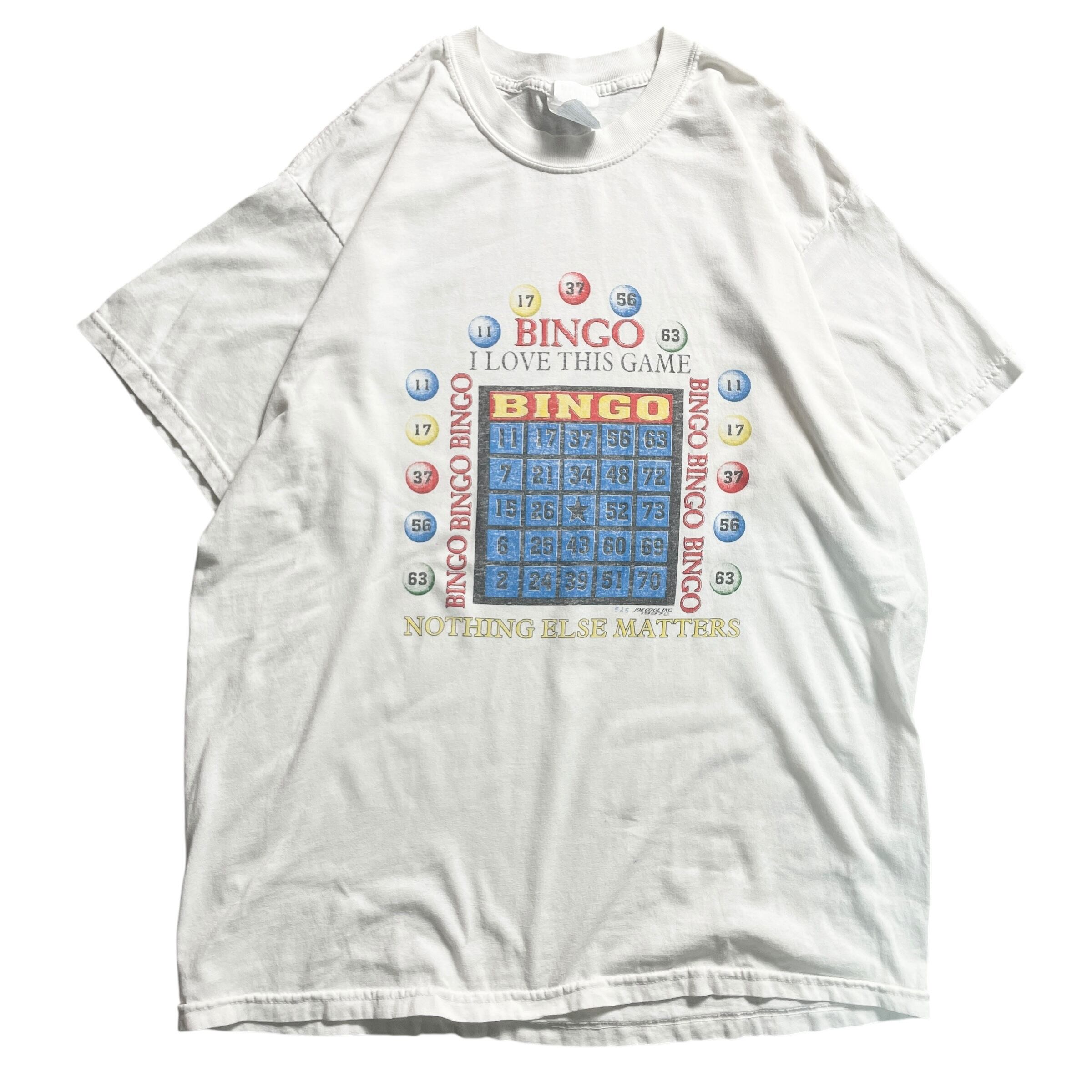 90s BINGO ビンゴ ジョーク vintage T-shirt