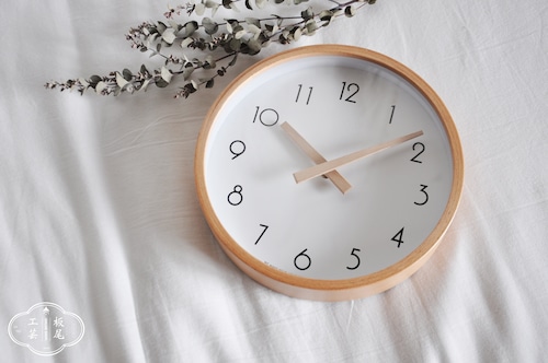 CAMPAS wall clock   S   　white/gray　　掛け時計　　１２時までのご注文で最短翌日お届け