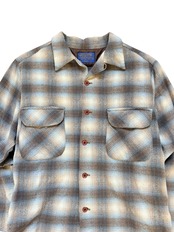 70's PENDLETON オンブレチェックシャツ ウール