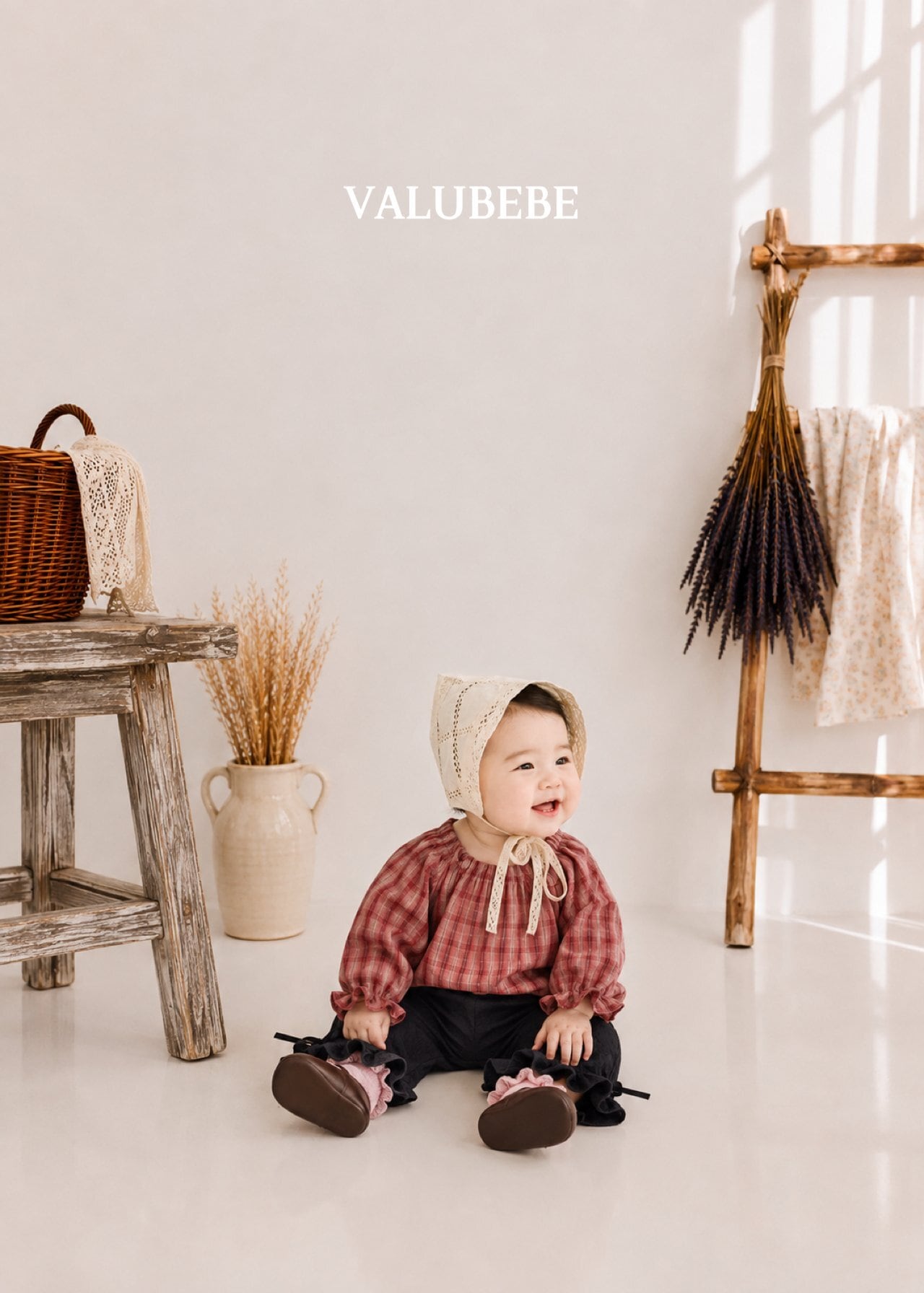 送料無料【予約】/ フリルカリフパンツ /valubebe