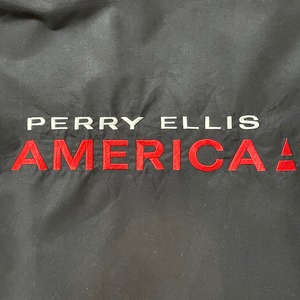 【PERRY ELLIS】ブルゾン ジャケット ジャンパー バックロゴ 刺繍ロゴ 4X ビッグシルエット アメリカ古着