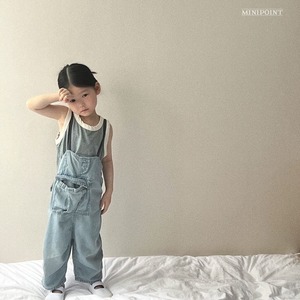 【minipoint】ビスケットオーバーオール 80〜120cm
