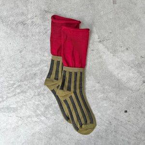 FAKUI / stripe socks FK-198