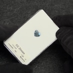 カラーチェンジジルコン 7.2x5.9mm, 1.52ct, ミャンマー産