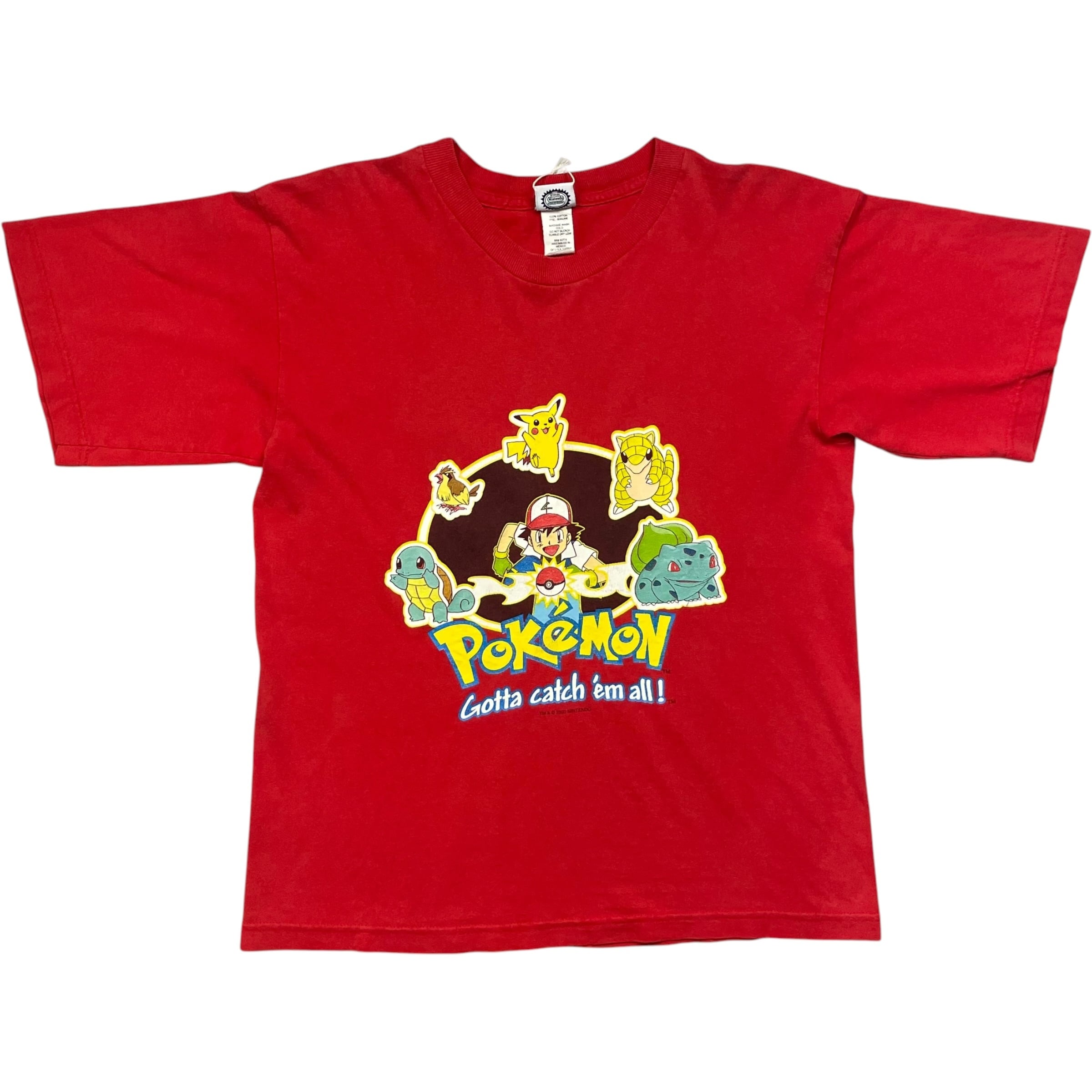 《XL》 Pokémon ポケモン Tシャツ プリント レッド no.10303