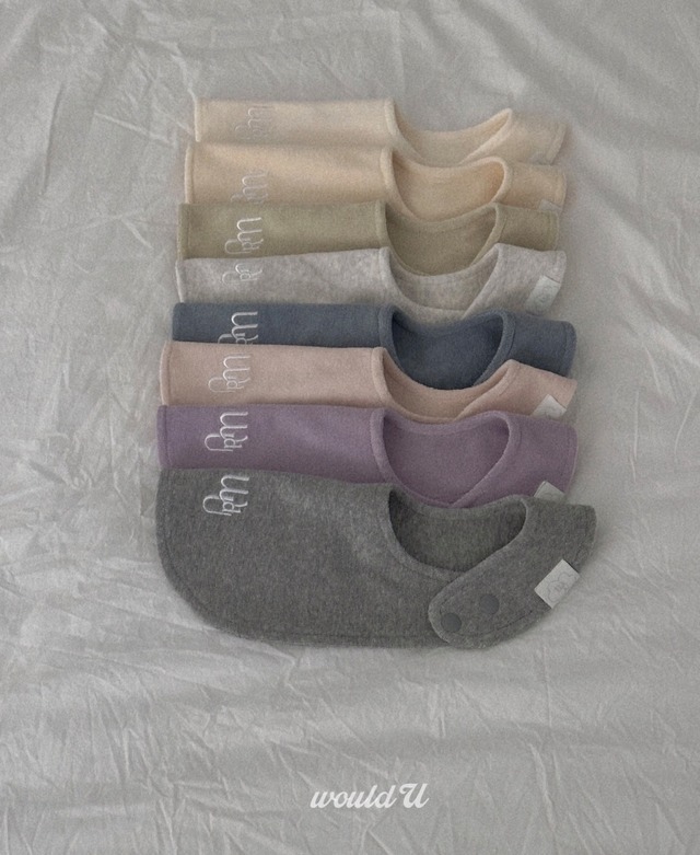 【即納】Would.U 「cloud terry bibs」