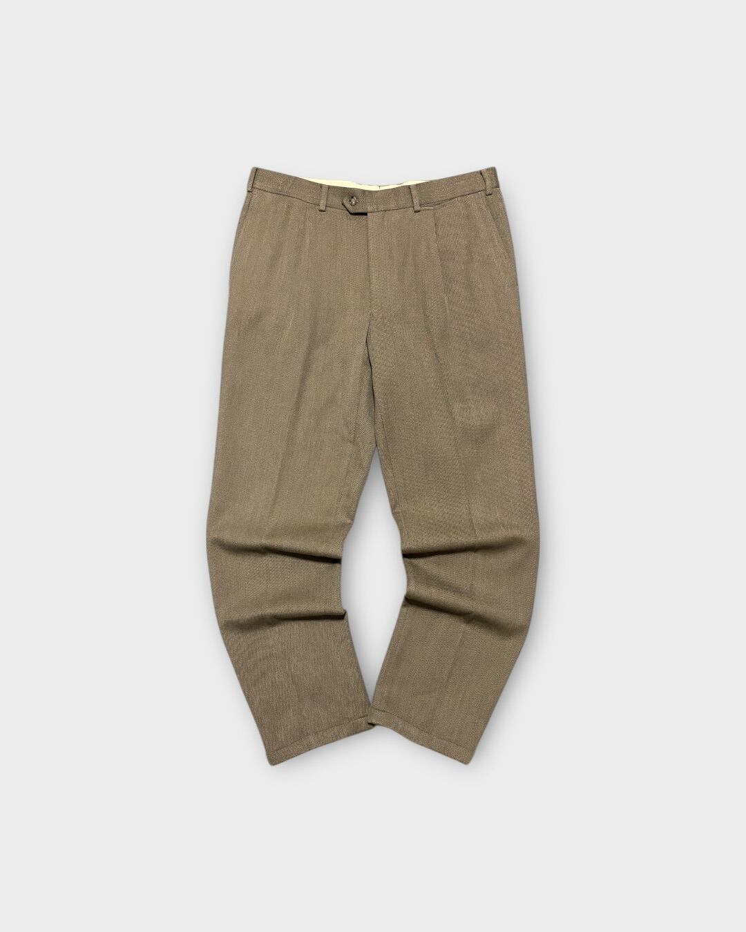 【Used】“BOGGI” Whipcord One Tuck Slacks MADE IN ITALY