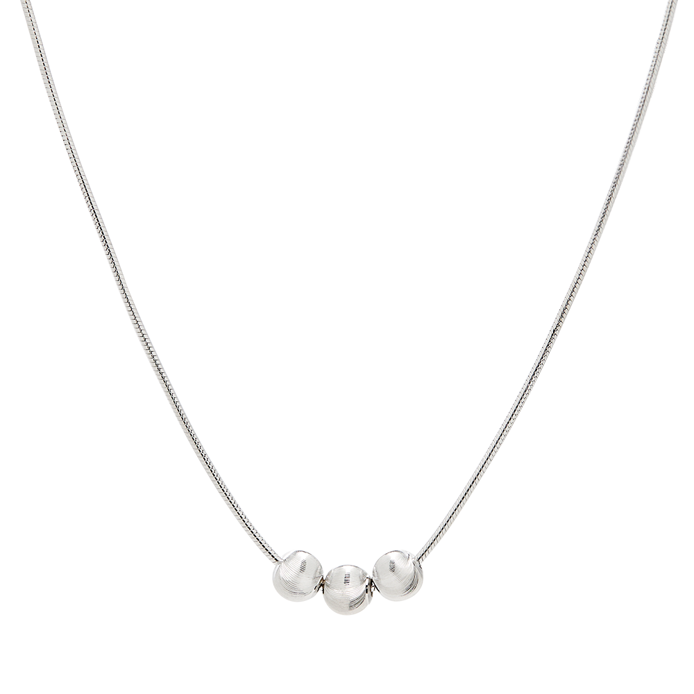 JYDdM ♥ 925 Cutting Ball Silky Chain Necklace Type.4 ☆aespa ジゼル 着用!!【JYDDM】925 Cutting Ball Silky Chain