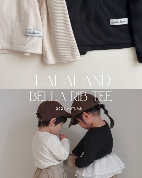 《即納》送料無料【lalaland】Bella Rib Tee