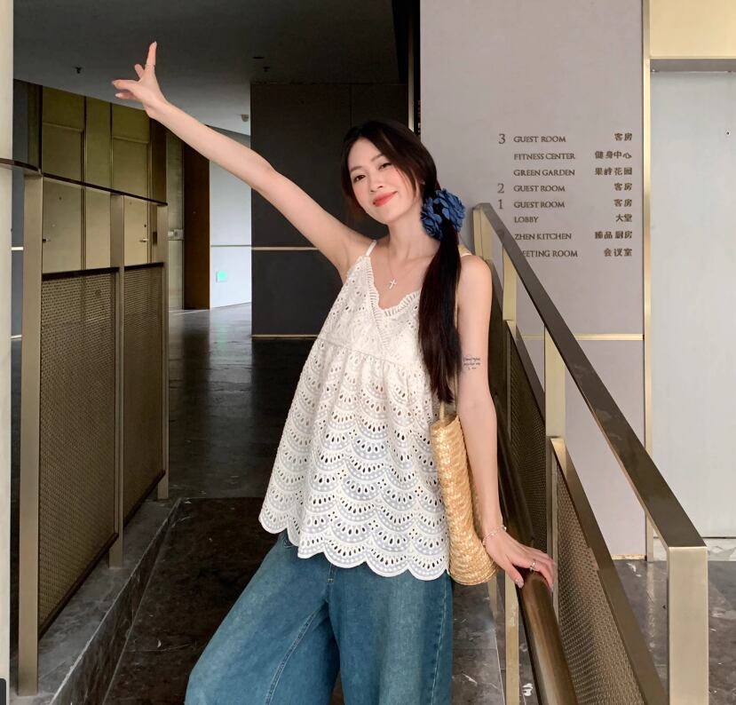 クロシェレースキャミ クロシェレースキャミワンピース | natural couture(ナチュラル