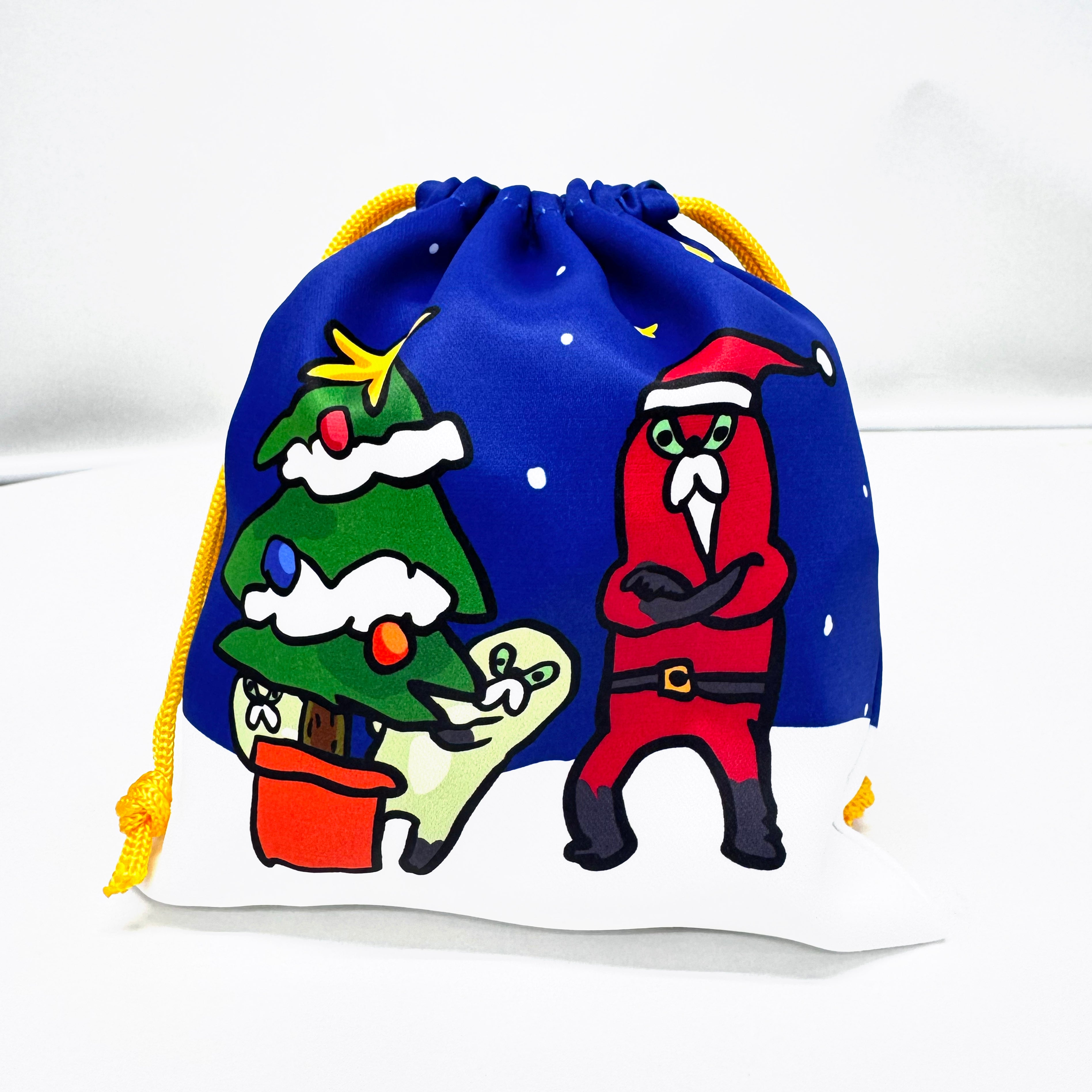 クリスマスな巾着 ムジーナ | くまみね民芸 通販部