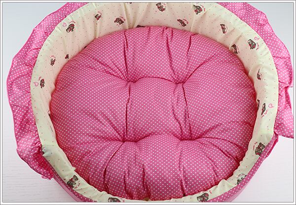 犬用ベッド PINK BLUE ペットハウス Sサイズ　小型犬