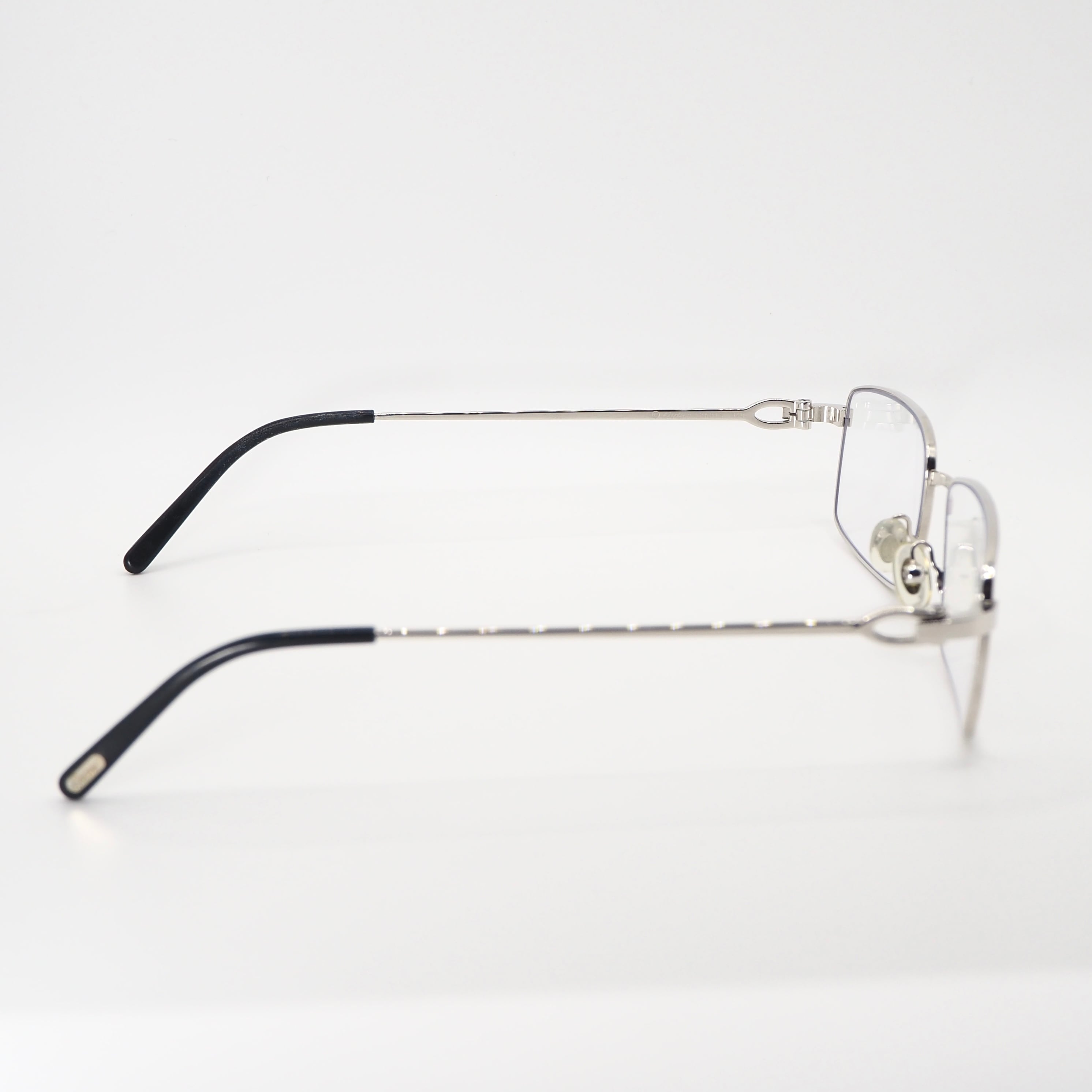 Cartier 眼鏡 Cドゥカルティエ シルバーフレーム サングラス