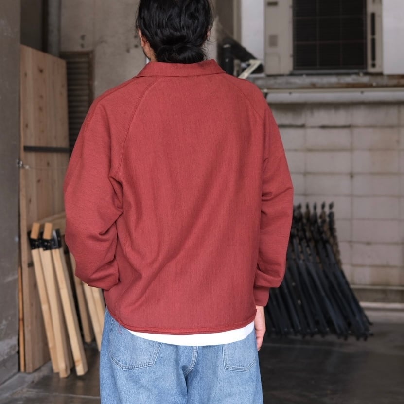 ULTERIOR” FADED SILKY TERRY RW HALF ZIP P/O” | Lapel online store