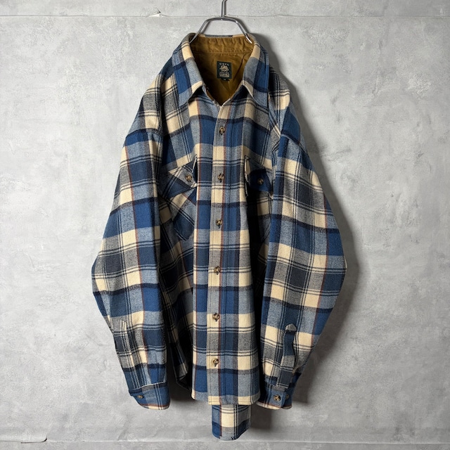 〖uni様専用〗#7164 "U.S.POLO" check pattern flap flannel shirt