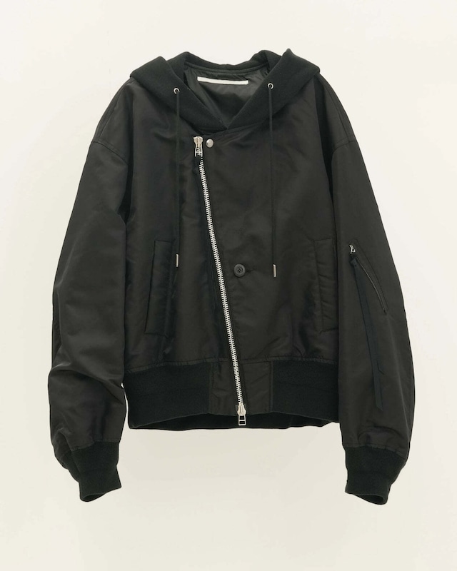 【25AW】Tamme タム / NOTCHED LAPEL HOOD MA-1