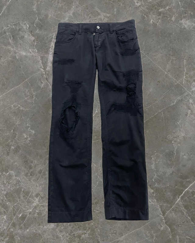 "DOLCE&GABBANA" destroy design straight pants