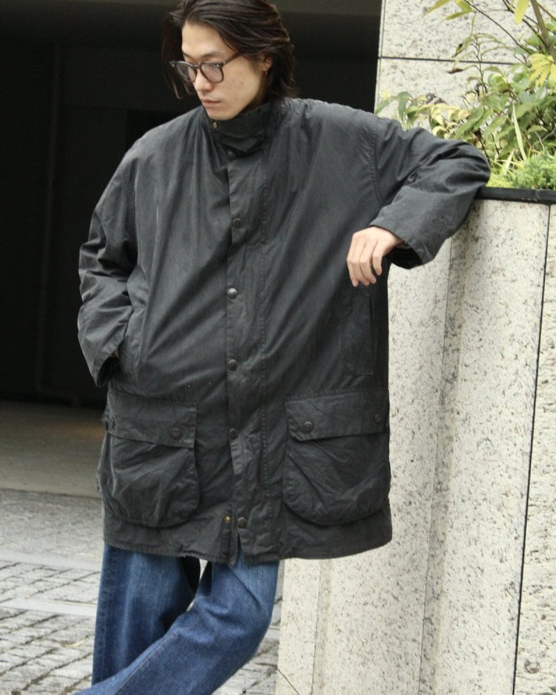 Vintage Barbour border waxed cotton jacket [Barbour BORDER] [1990s