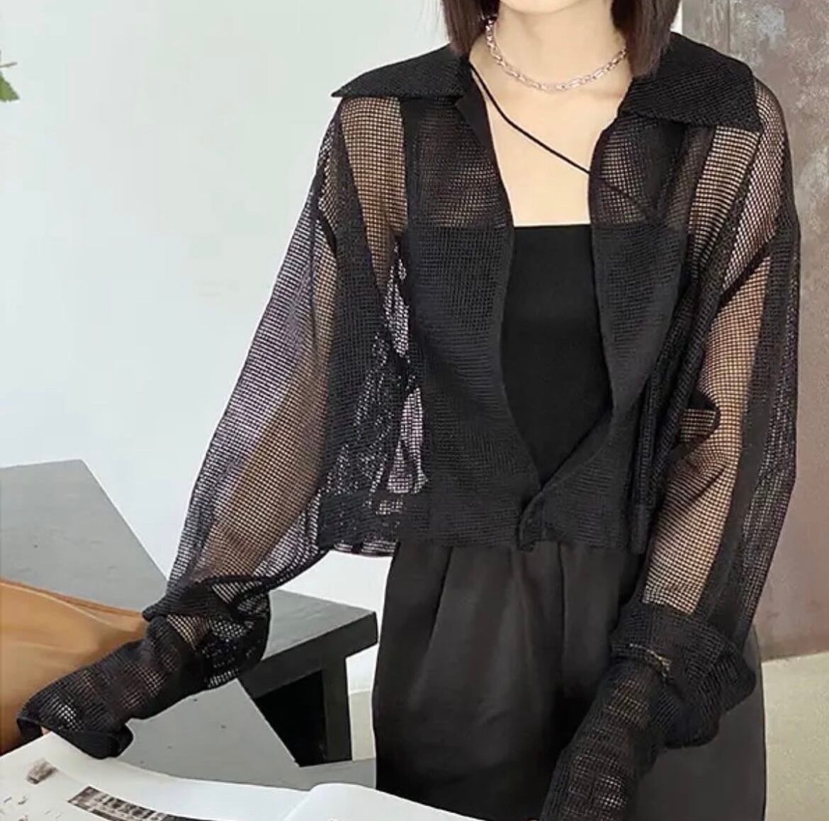 【2color】メッシュサマージャケット