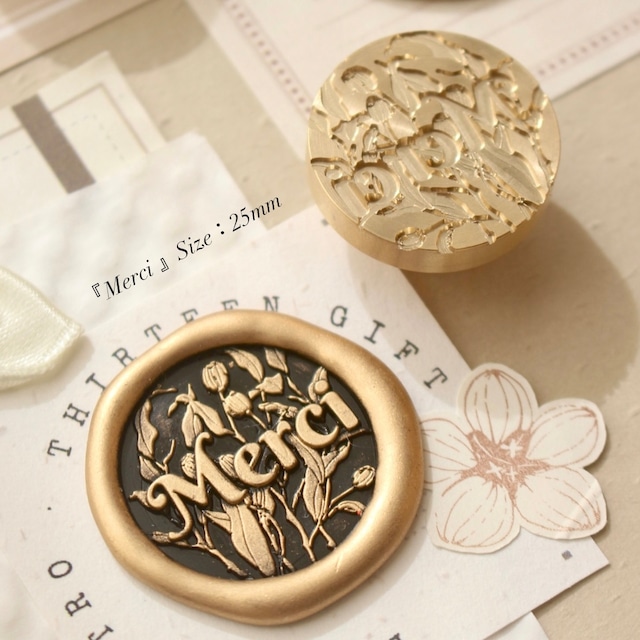 【cotolie.】Wax Seal Stamp │ シーリングスタンプ【25mm】