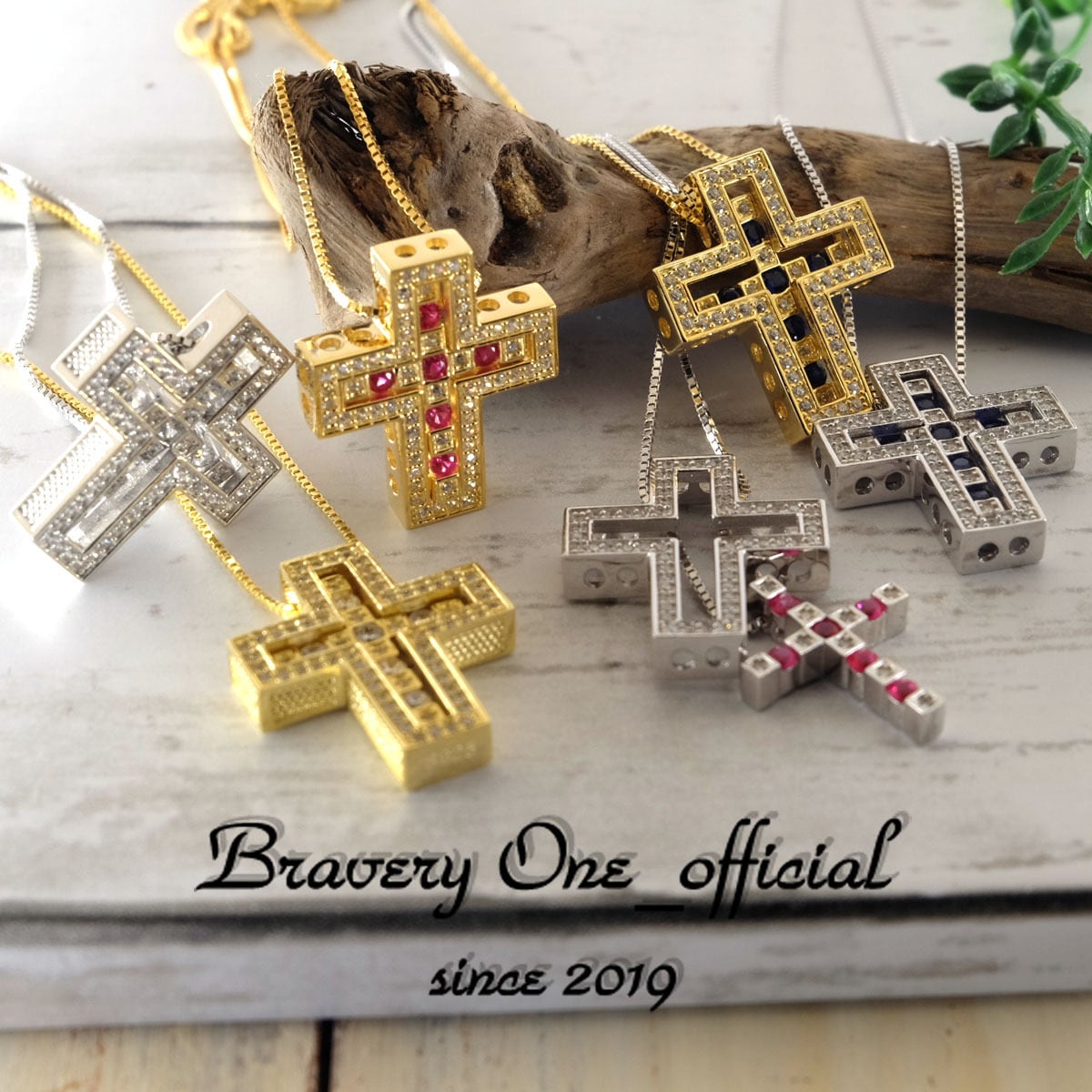 【Bravery One】Cross Necklace