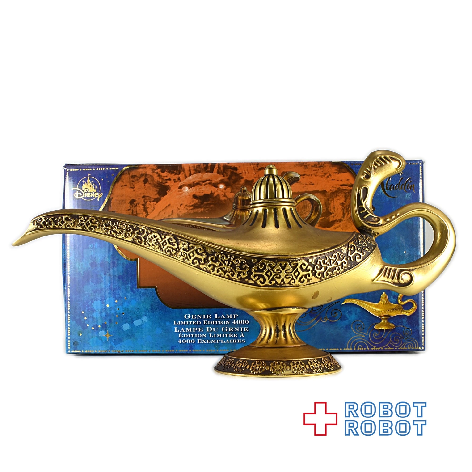 ディズニーストア アラジン ジーニーの魔法のランプ レプリカ 4000個限定 箱入 Robotrobot