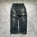 USA生地 ブラック ダブルニー Carhartt B136 BLK 32×32