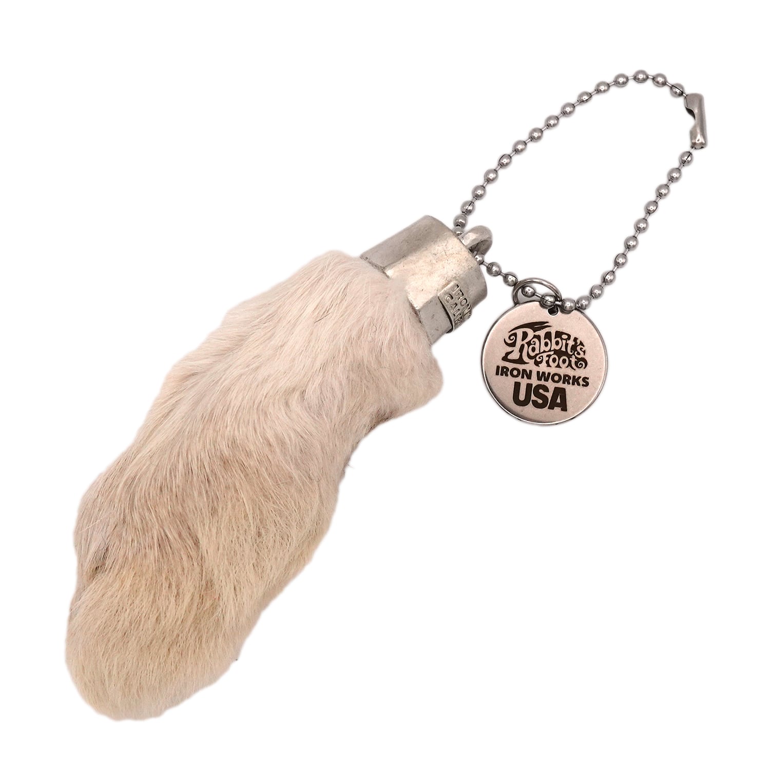 USA RABBIT FOOT ラッキーチャーム アメリカ ビンテージ ラビットフット キーホルダー キーチェーン : USRF-002NA