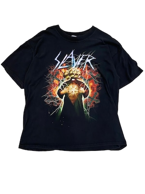 00s "SLAYER" © 2003 band print T-shirt【北口店】バンド プリントTシャツ