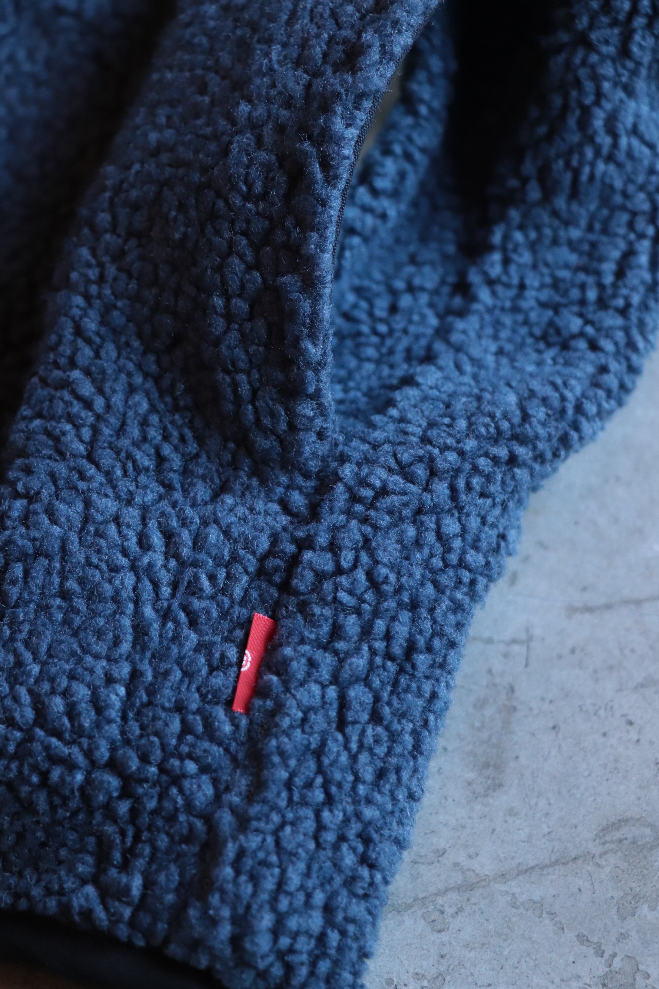 ANACHRONORM/アナクロノーム BOA NO-COLLAR JACKET Ⅱ NAVY AN208 | MAMBO