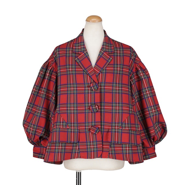 パフスリーブジャケット　RED