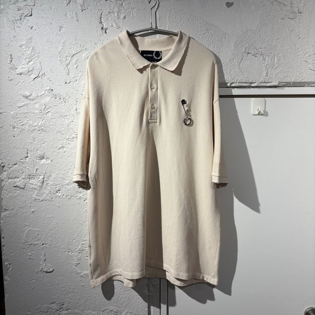 Vintage RAF SIMONS ポロシャツ　46 ピンク Raf Simons X Fred Perry Pink Polo Shirt | The Webster