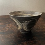 【再入荷】Bowl 丼 焼締 白刷毛 L (500 cc)