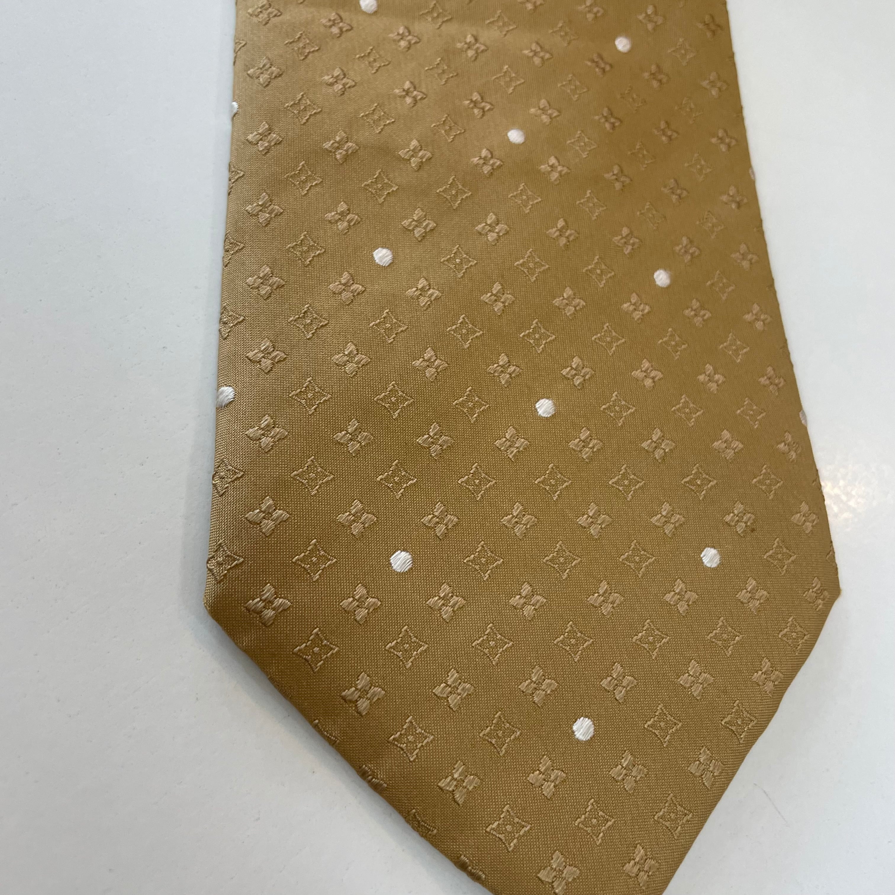 ルイヴィトン LOUIS VUITTON ネクタイ イエロー | Regalia.japan