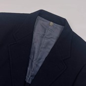 VAN JAC ヴァンヂャケット背抜き 段返3B ウール テーラードジャケット 紺ブレ 165-84-73/ネイビー メンズ ビンテージ