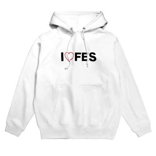 【5色展開】I LOVE FES フーディパーカー