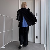 【鹿児島先行販売】パフスリーブシングルテーラードJK/ブラック