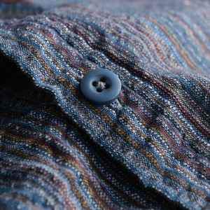 【M-3XL】Stripe Simple  Shirt / ストライプ シンプル シャツ