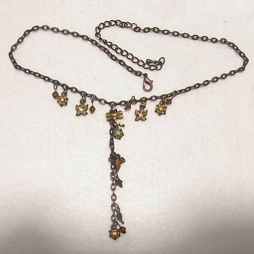 アンティーク調Ｙネックレス　コスチュームジュエリー格安セール　K1007N