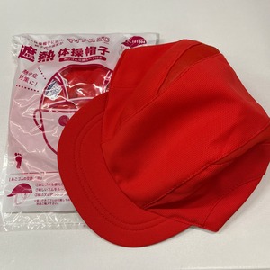 【M】紅白帽子（メッシュタイプ）
